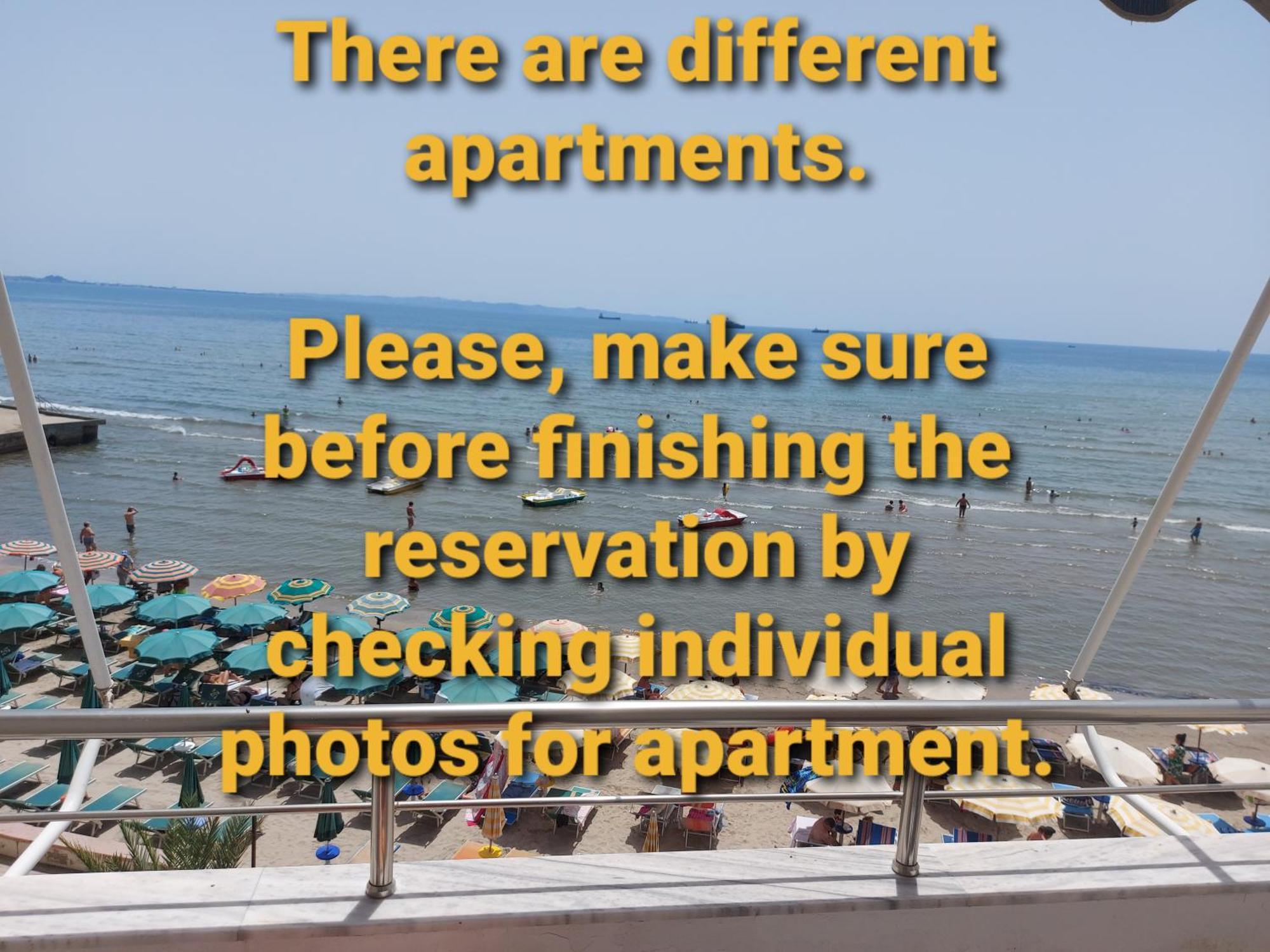 Bral Apartments 8 Two-Bedroom Beachfront Durres Exterior photo